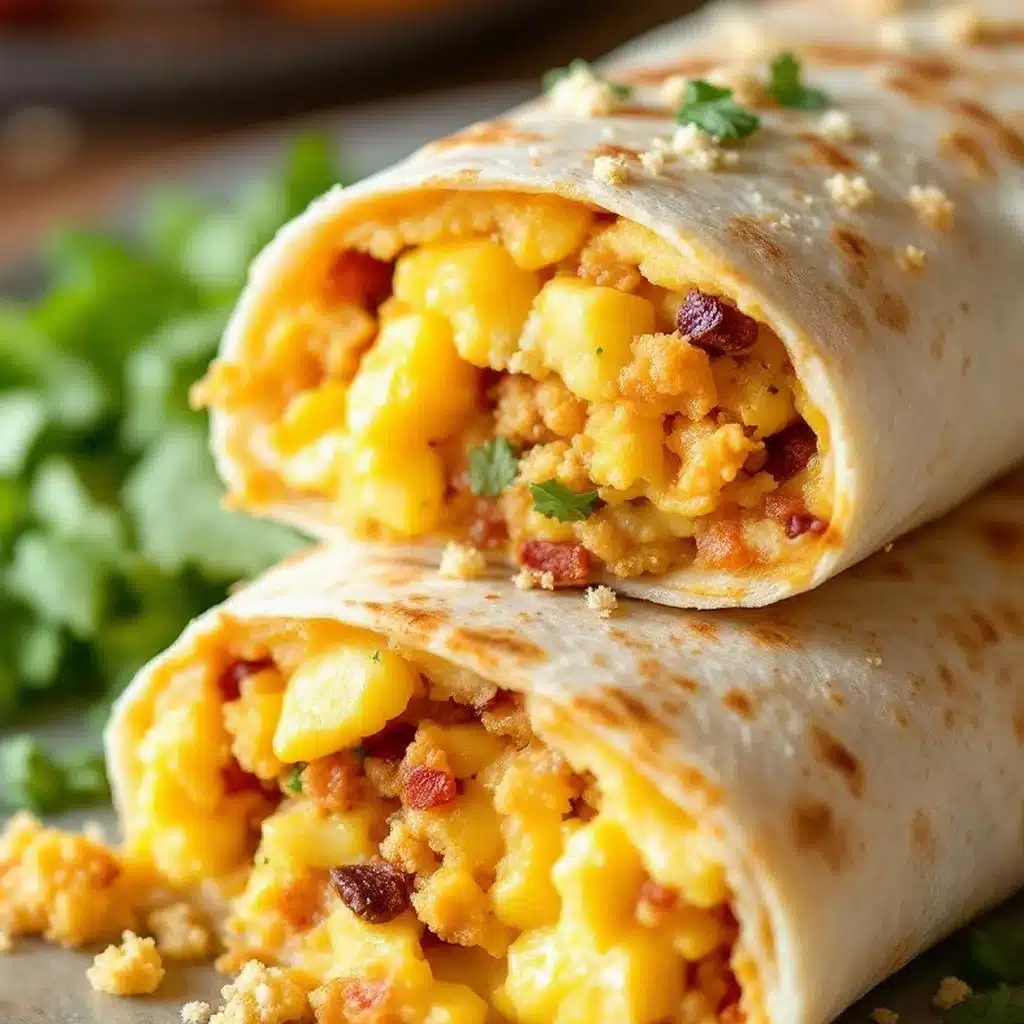 back-to-school freezer breakfast burritos - featured image