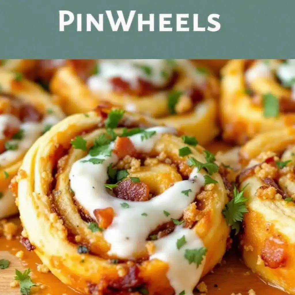 bacon ranch game day pinwheels - featured image