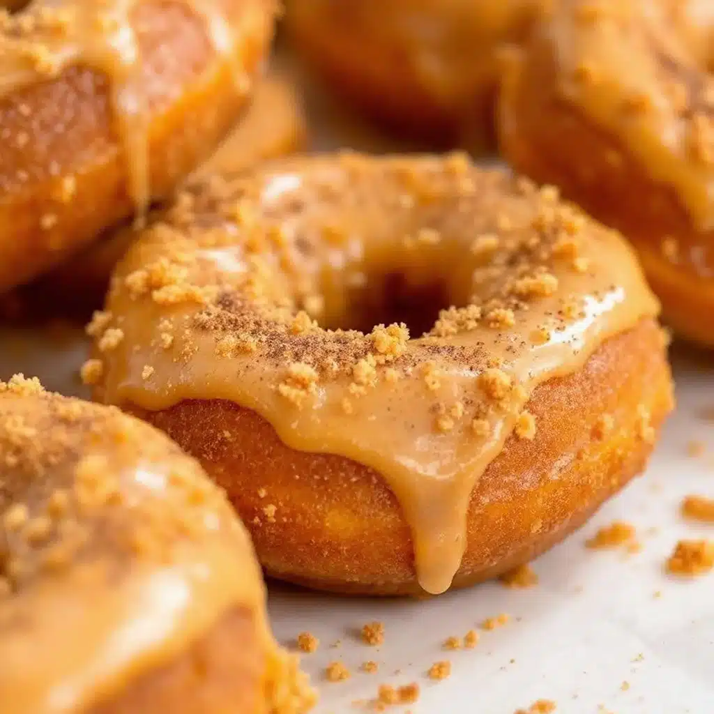 baked pumpkin donuts with cinnamon sugar - featured image