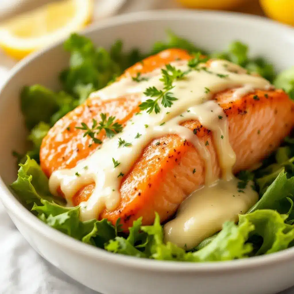 baked salmon with lemon garlic butter preparation steps