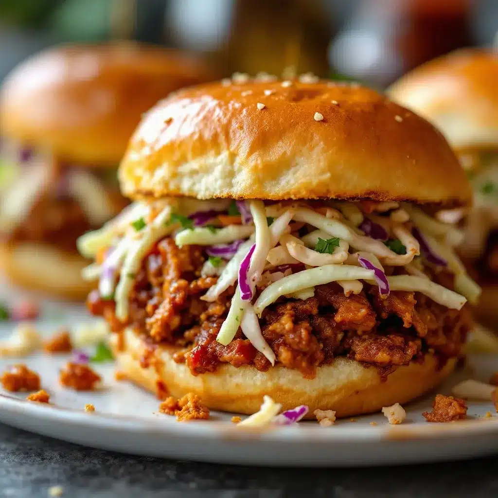 BBQ Pulled Pork Sliders preparation steps