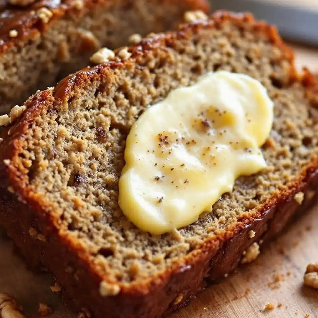 brown butter walnut banana bread - featured image