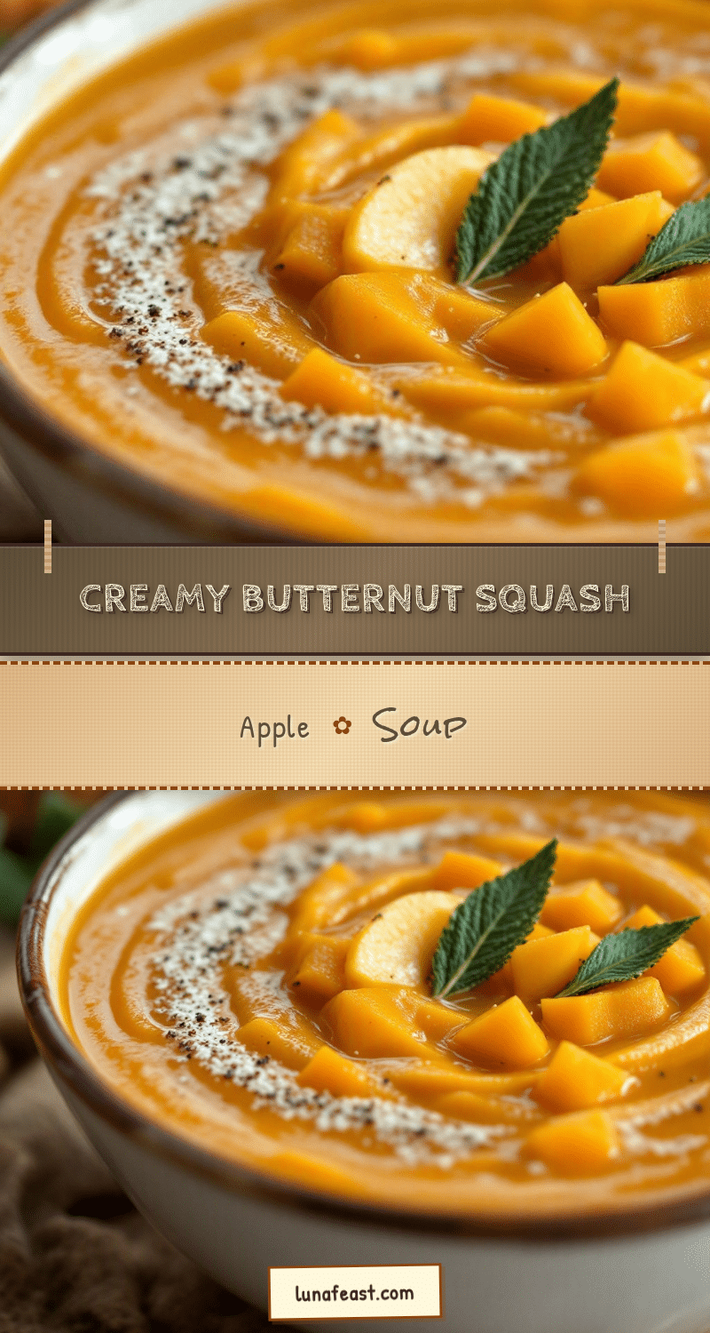 Butternut Squash Apple Soup recipe