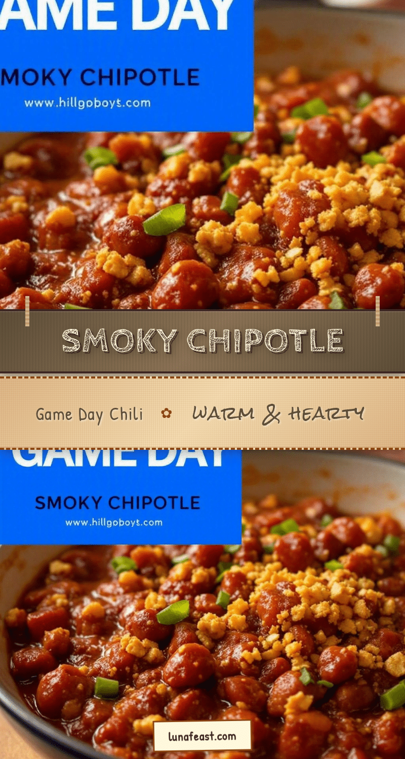 chipotle game day chili recipe