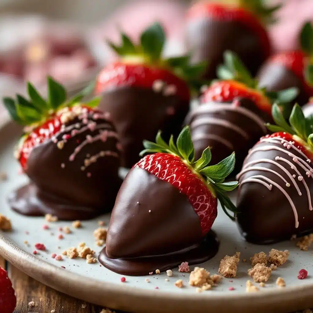 chocolate covered strawberries - featured image