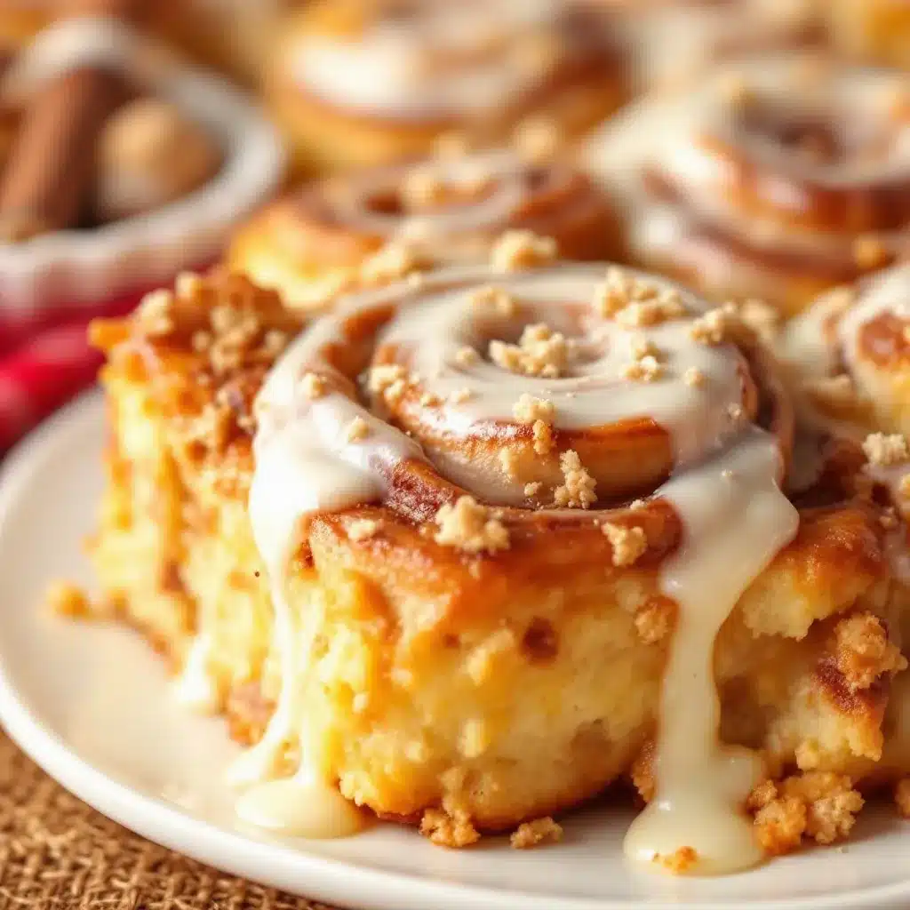 cinnamon roll casserole preparation steps