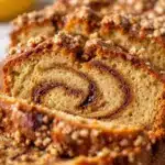 cinnamon swirl banana bread - featured image