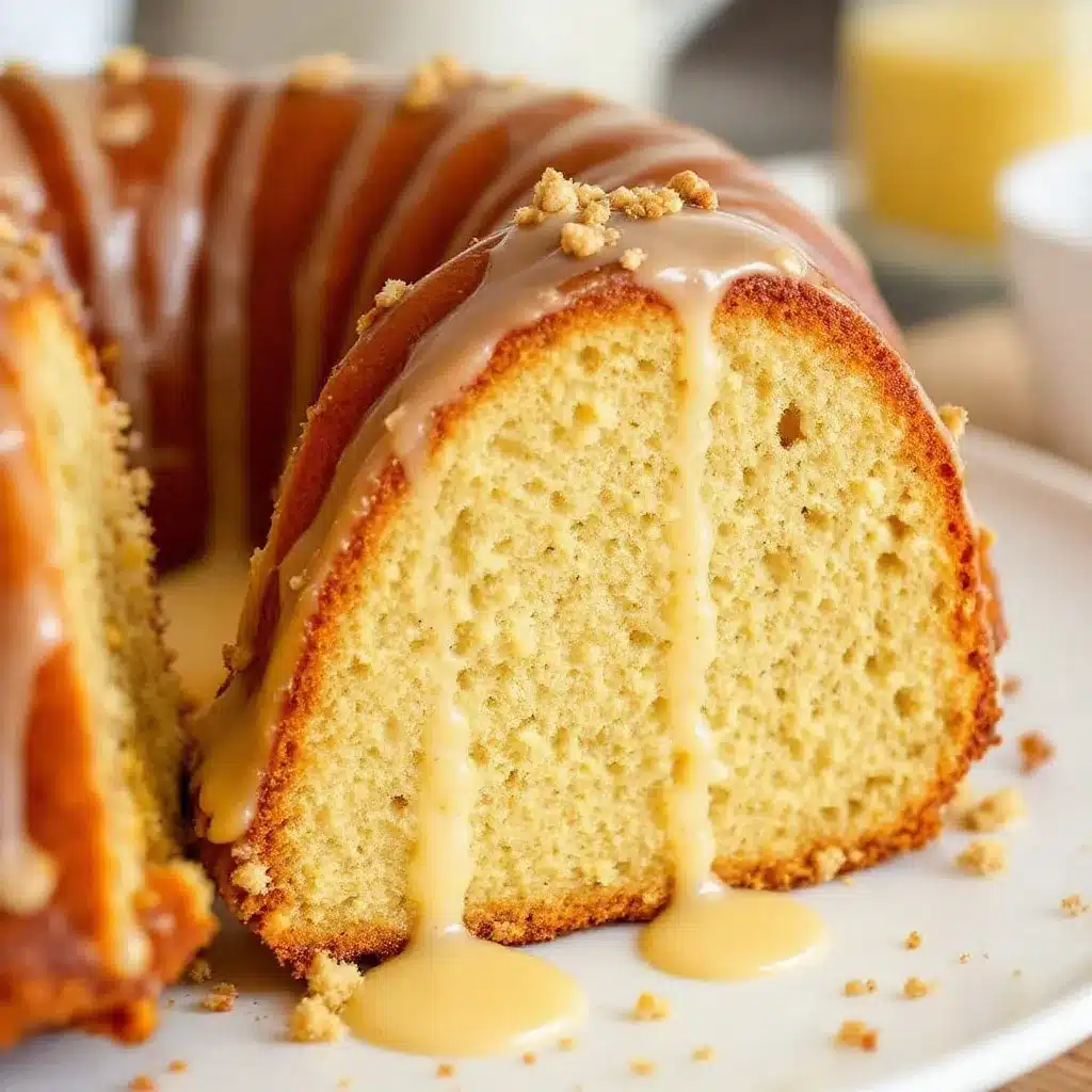 Cozy Eggnog Bundt Cake preparation steps
