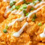 creamy buffalo chicken dip - featured image