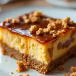 Creamy Fall Cheesecake Bars - featured image