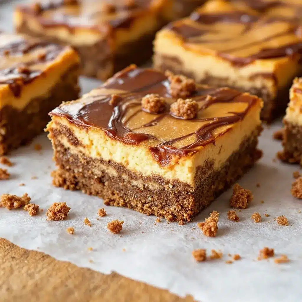 creamy gingerbread cheesecake bars preparation steps