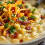 creamy loaded baked potato soup - featured image
