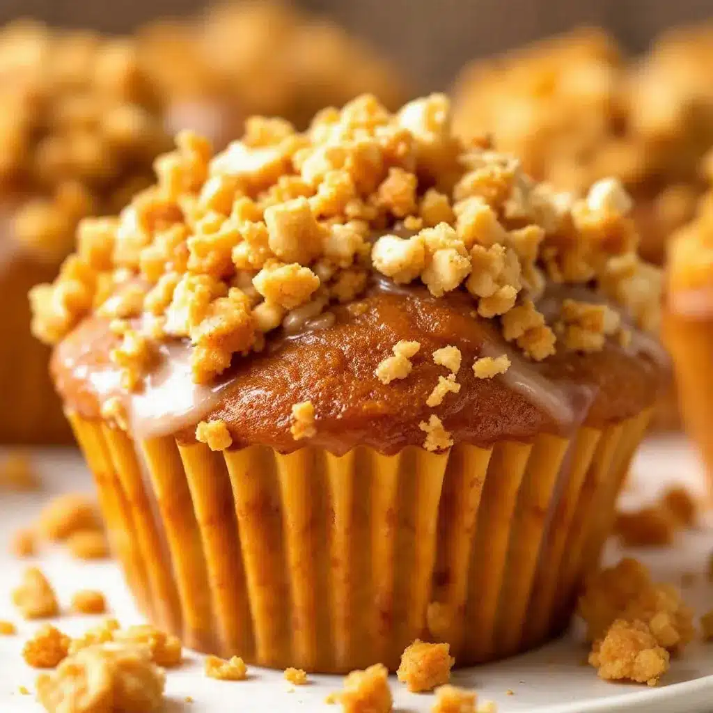 Creamy Pumpkin Cream Cheese Muffins preparation steps