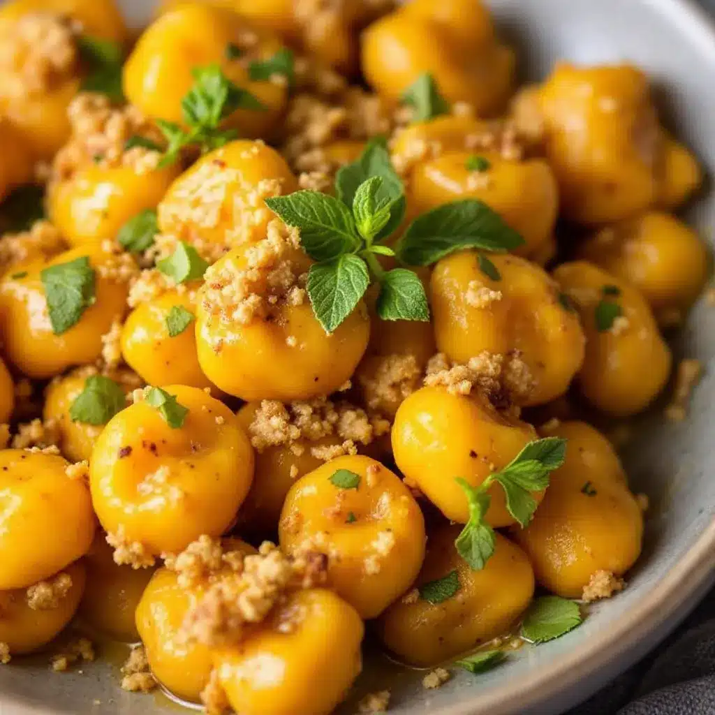 creamy pumpkin gnocchi preparation steps