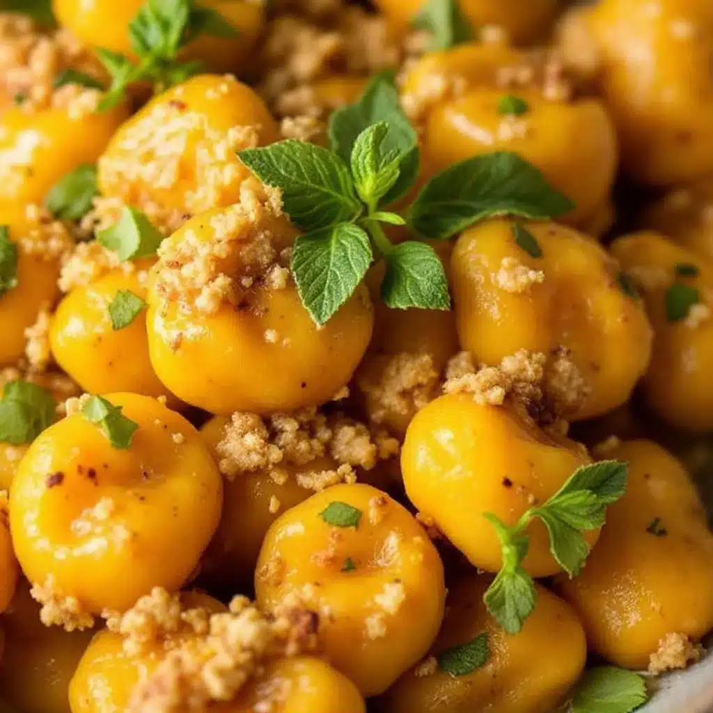 creamy pumpkin gnocchi - featured image