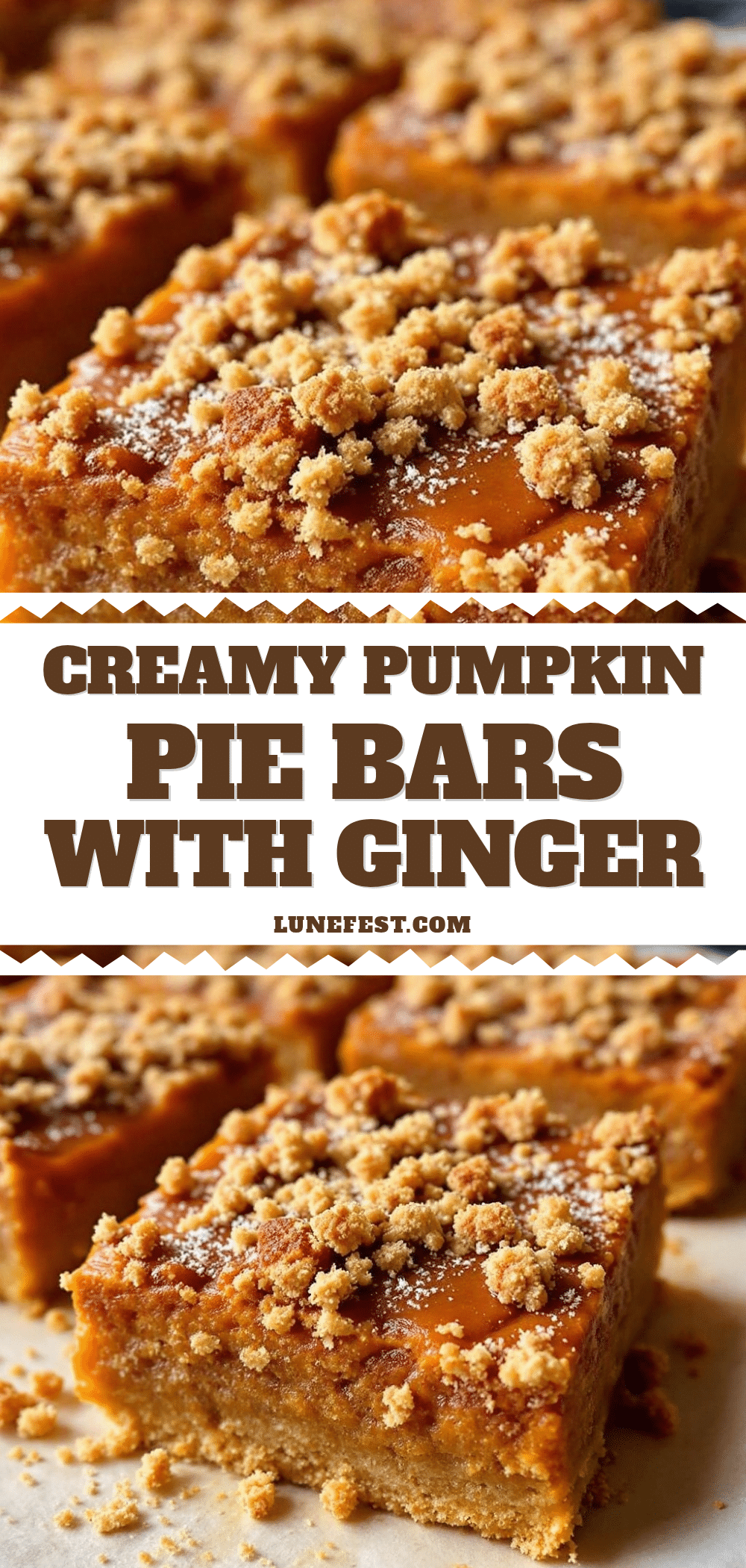 Creamy Pumpkin Pie Bars recipe
