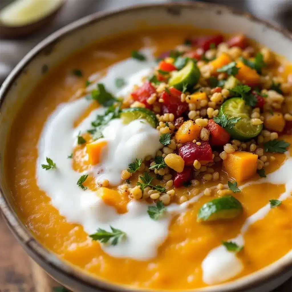 creamy roasted butternut squash soup with coconut milk preparation steps