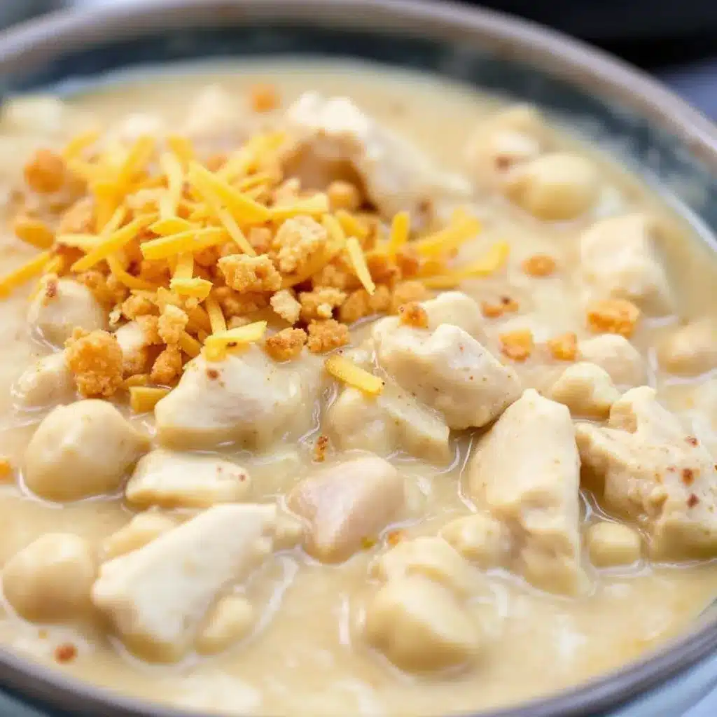 creamy slow cooker white chicken chili preparation steps