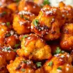 Crispy Air Fryer Buffalo Cauliflower Bites - featured image