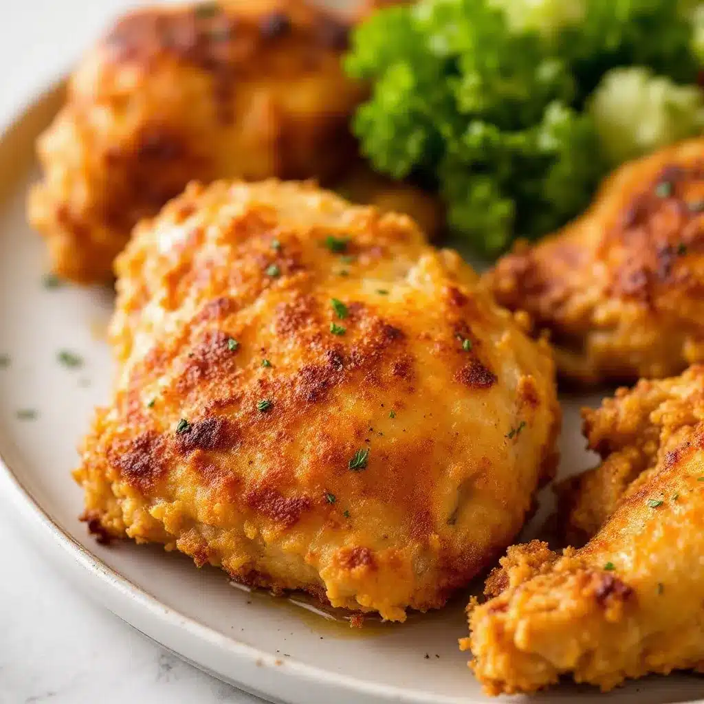 crispy air fryer chicken thighs preparation steps