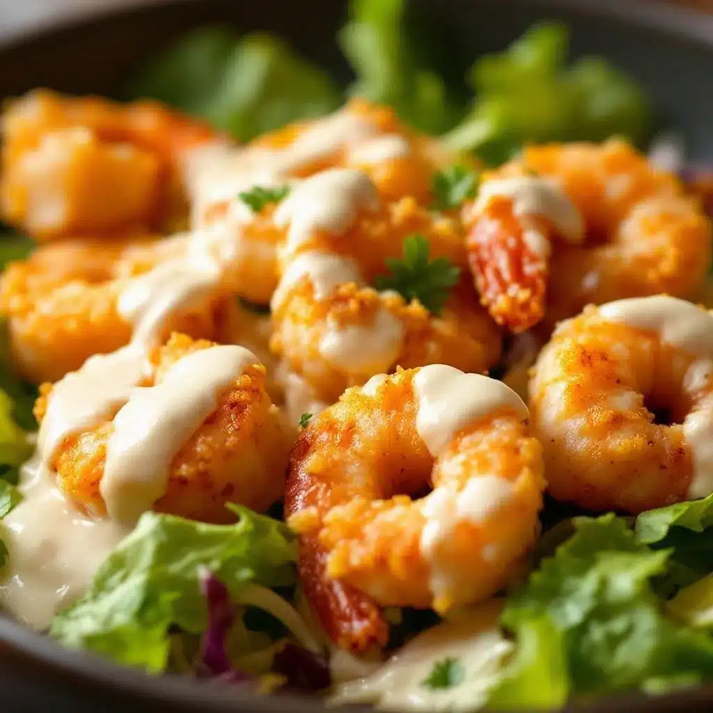 crispy air fryer shrimp tacos - featured image