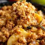 crispy apple crisp - featured image