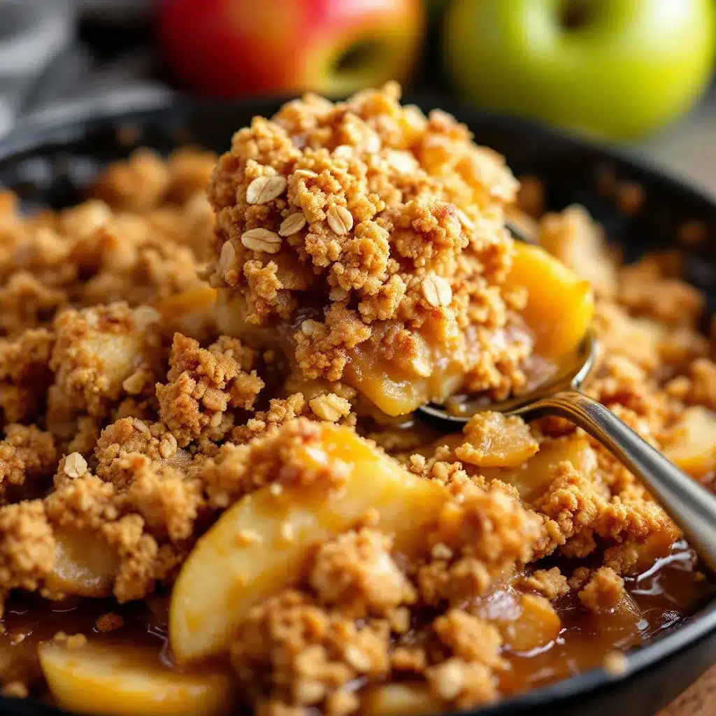 crispy apple crisp preparation steps