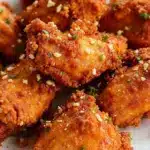 crispy baked chicken wings - featured image