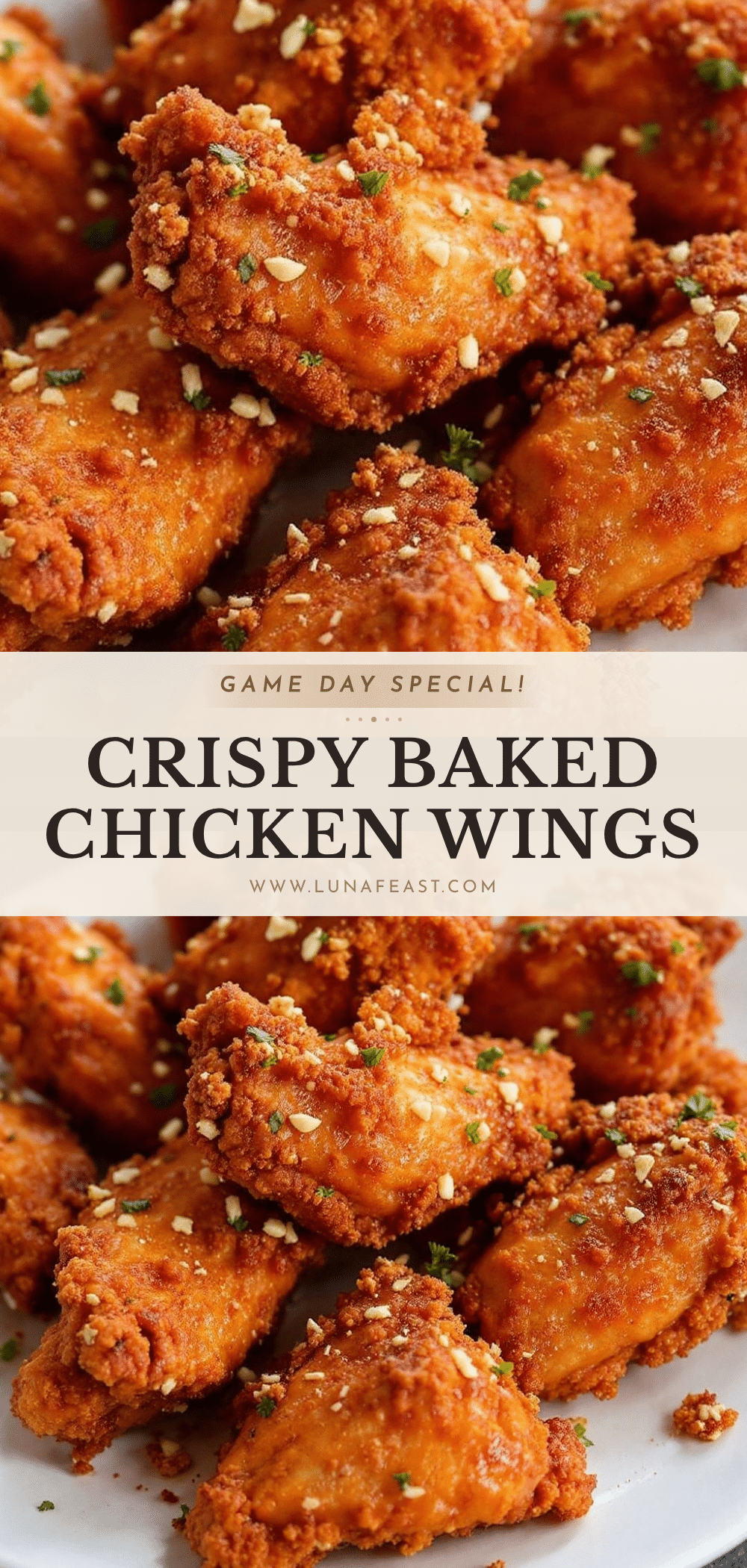 crispy baked chicken wings recipe