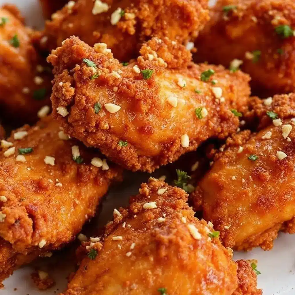 crispy baked chicken wings - featured image