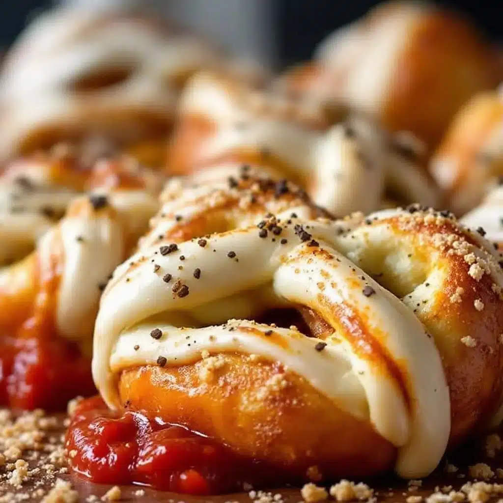 Crispy Baked Mummy Pretzel Bites - featured image