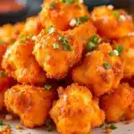crispy buffalo cauliflower bites - featured image