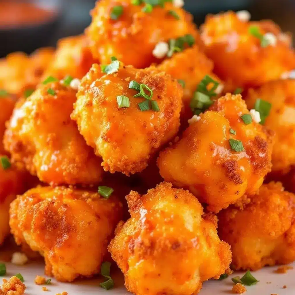 crispy buffalo cauliflower bites - featured image