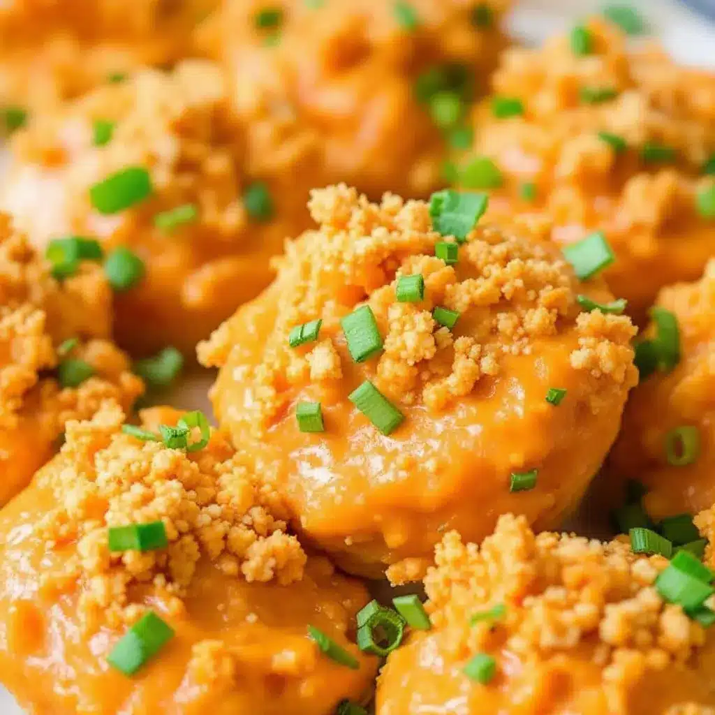 Crispy Buffalo Chicken Dip Football Bites preparation steps