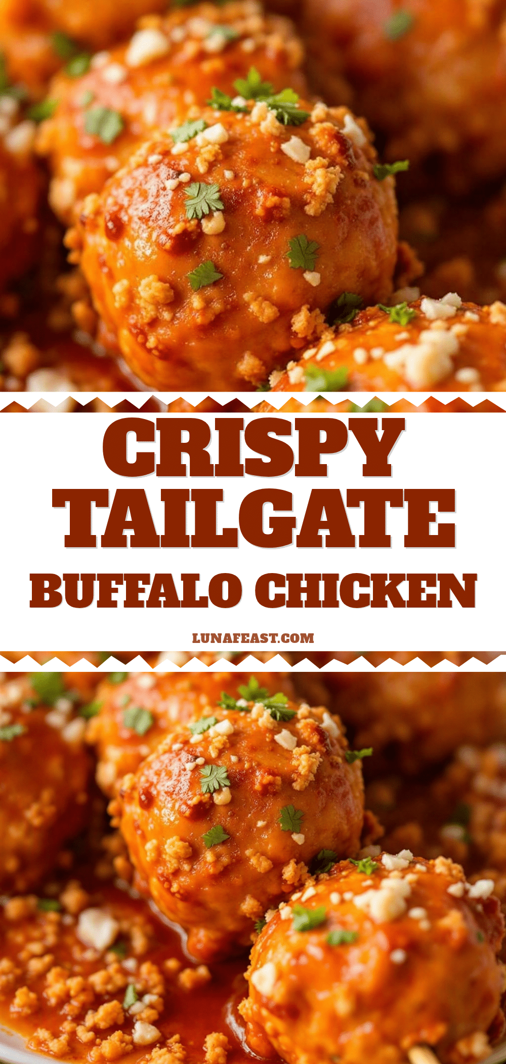 crispy buffalo chicken meatball skewers recipe