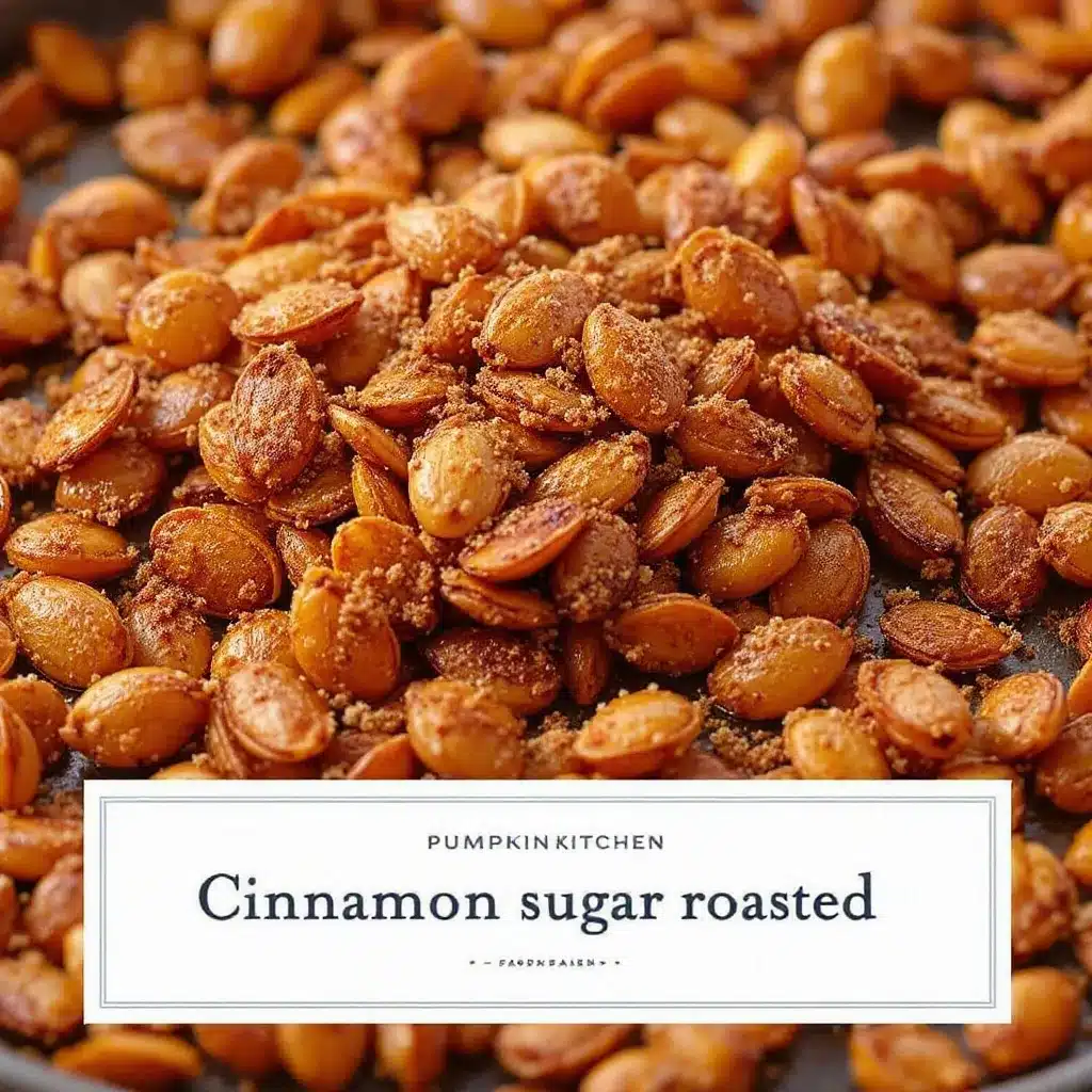 crispy cinnamon sugar roasted pumpkin seeds preparation steps