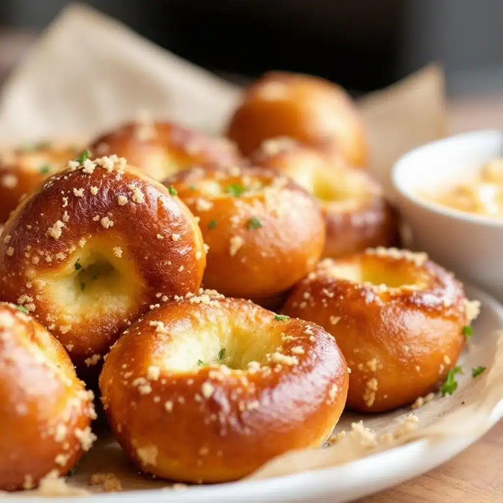 crispy german pretzel bites - featured image