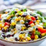 Crispy Grilled Corn and Black Bean Salad - featured image