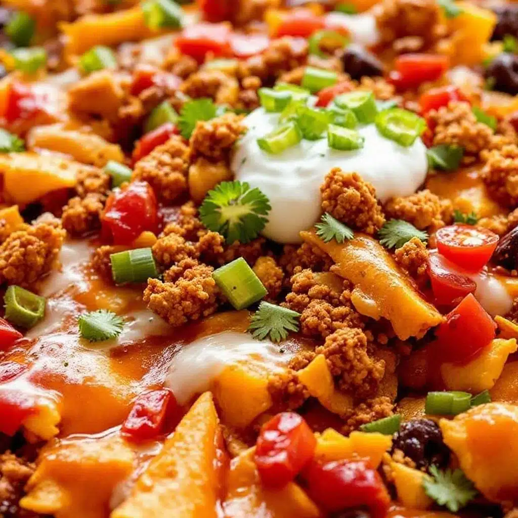 crispy one-pan football sunday nachos - featured image