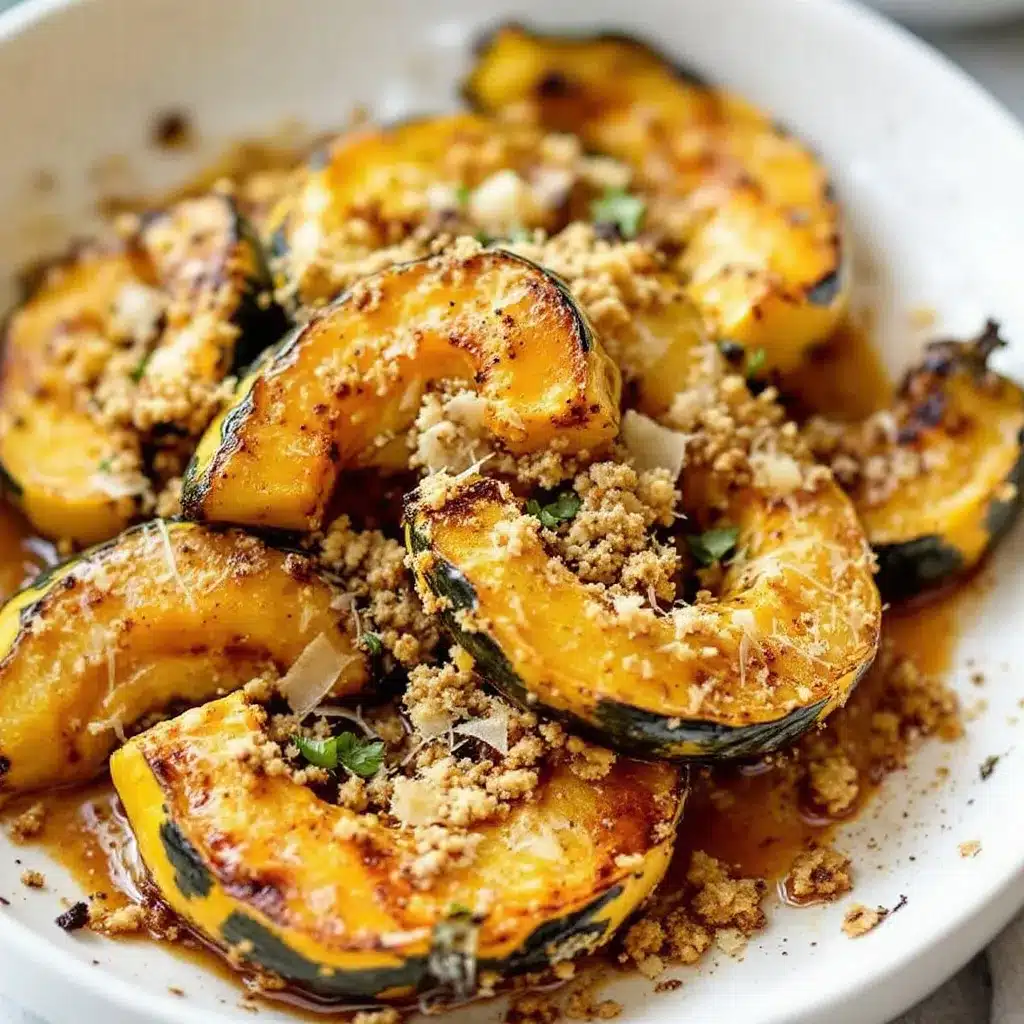crispy parmesan roasted delicata squash preparation steps