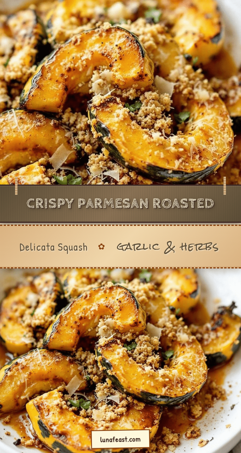 crispy parmesan roasted delicata squash recipe