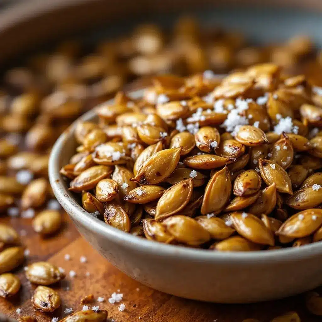 crispy roasted pumpkin seeds preparation steps