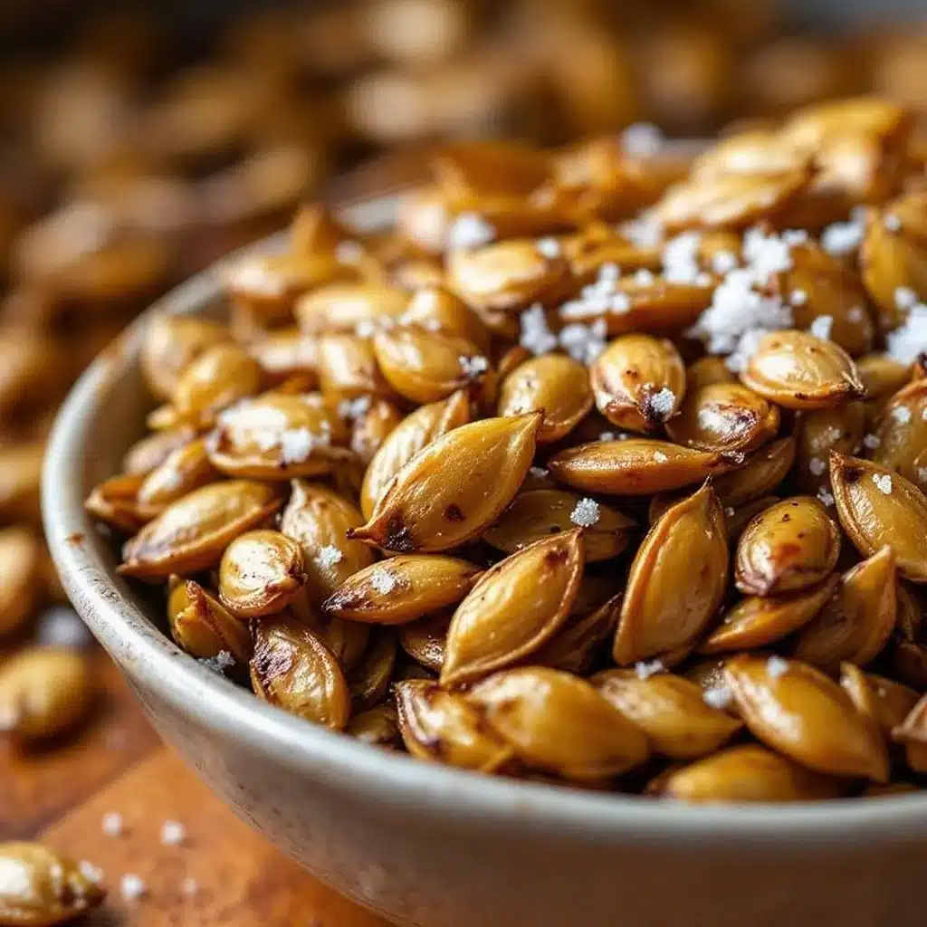crispy roasted pumpkin seeds - featured image