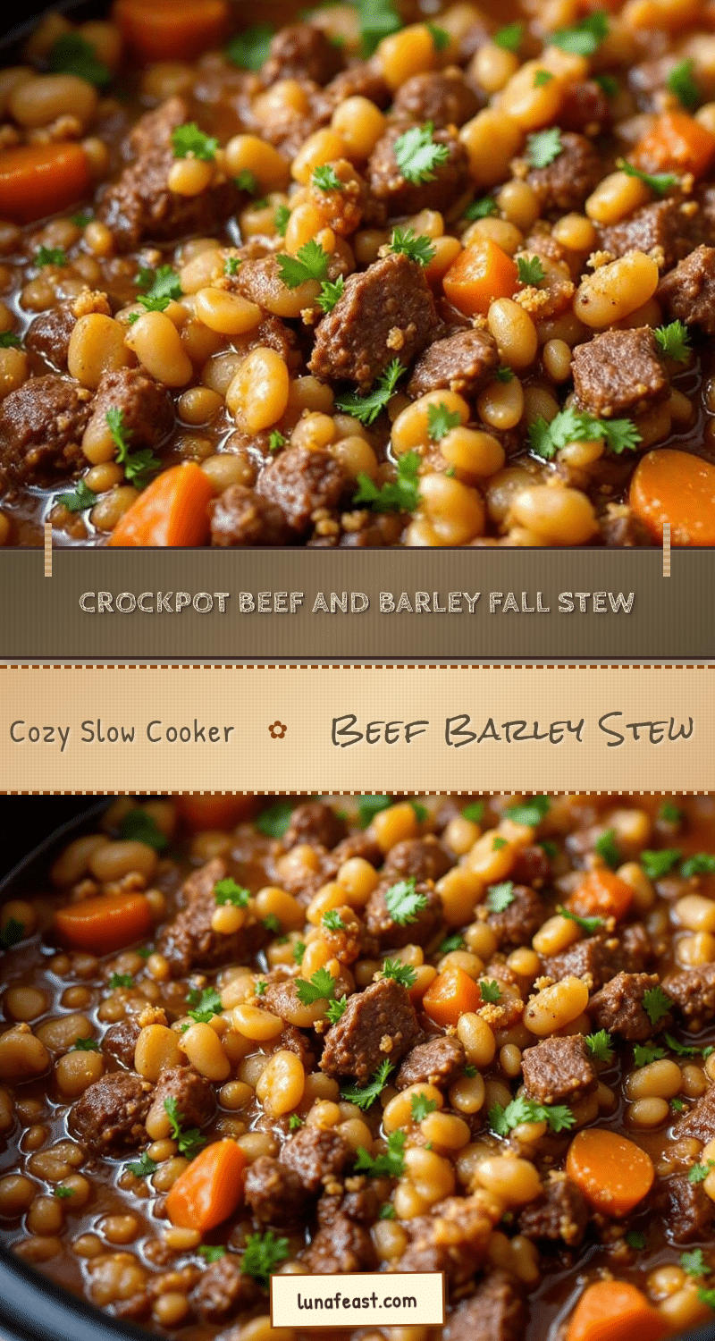 crockpot beef and barley stew recipe