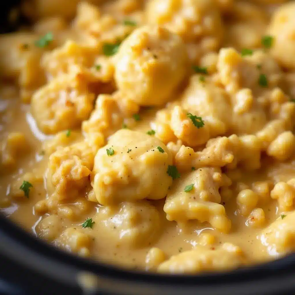 crockpot chicken and dumplings - featured image