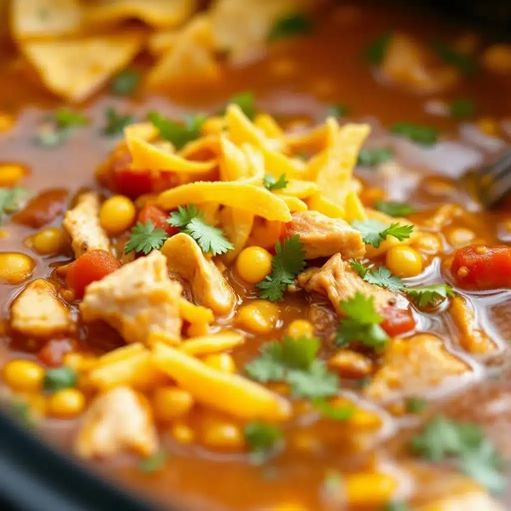 crockpot chicken tortilla soup - featured image
