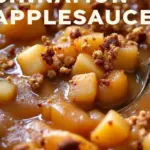 crockpot cinnamon applesauce - featured image