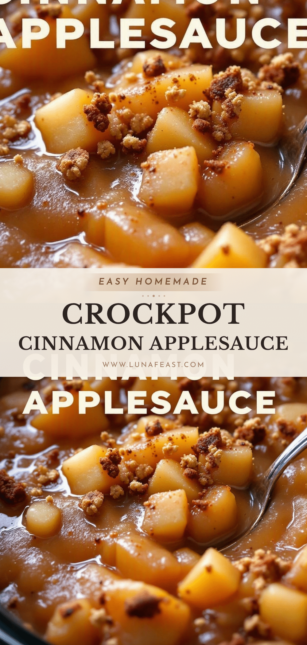 crockpot cinnamon applesauce recipe