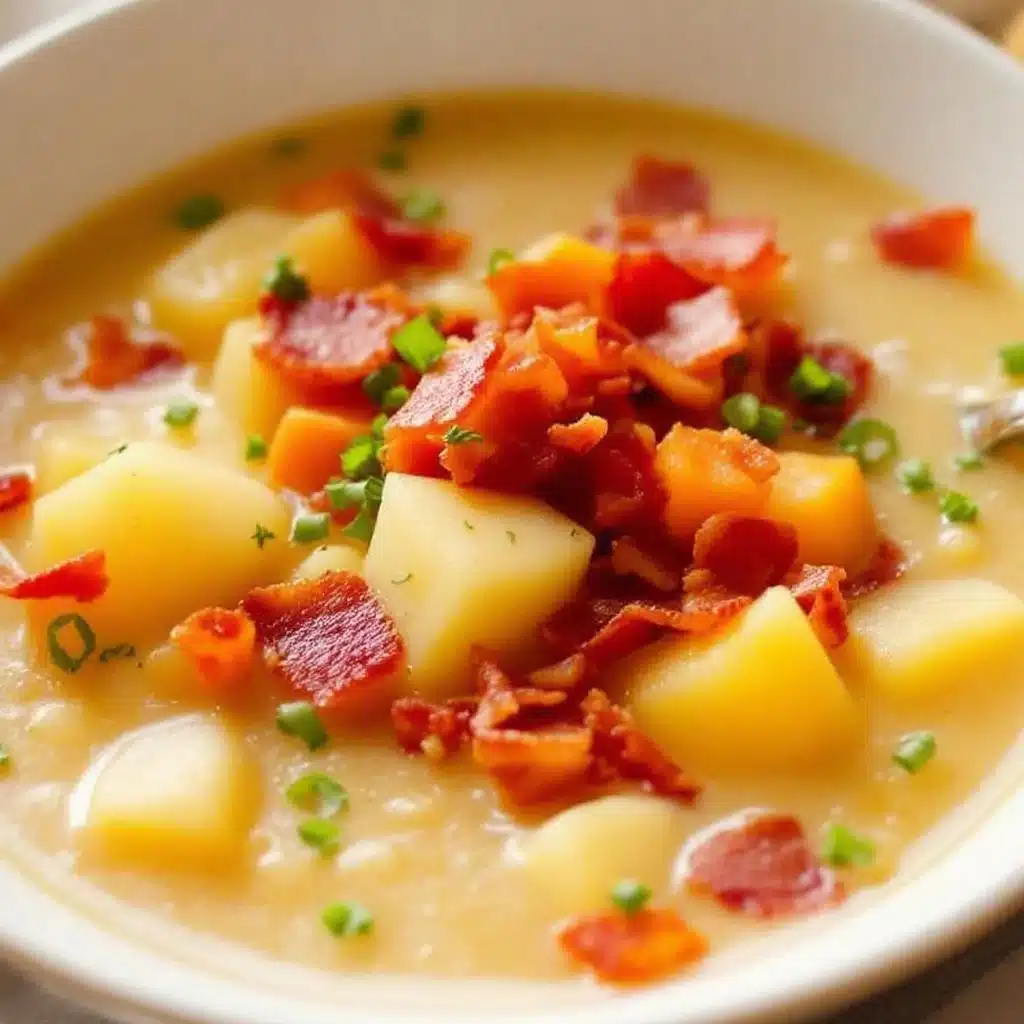Crockpot Potato Soup with Bacon - featured image