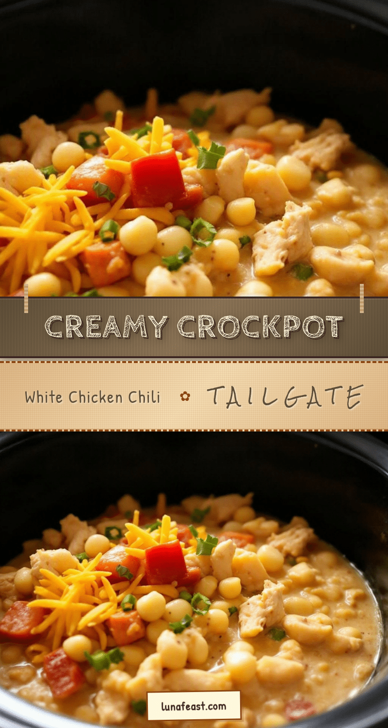 Crockpot White Chicken Chili recipe